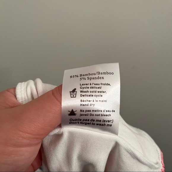 Simons Miiyu Slogan Strap Bandeau Bamboo size L - Picture 5 of 5